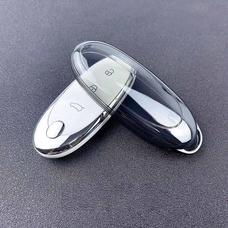 Transparente schwarze TPU-Schutzhülle für Dongfeng Nammi 2024 2025 Dfsk Naami Dongfeng Box Truck Autoschlüsselhülle Weiche Schlüsselanhänger-Abdeckung – Detail 4