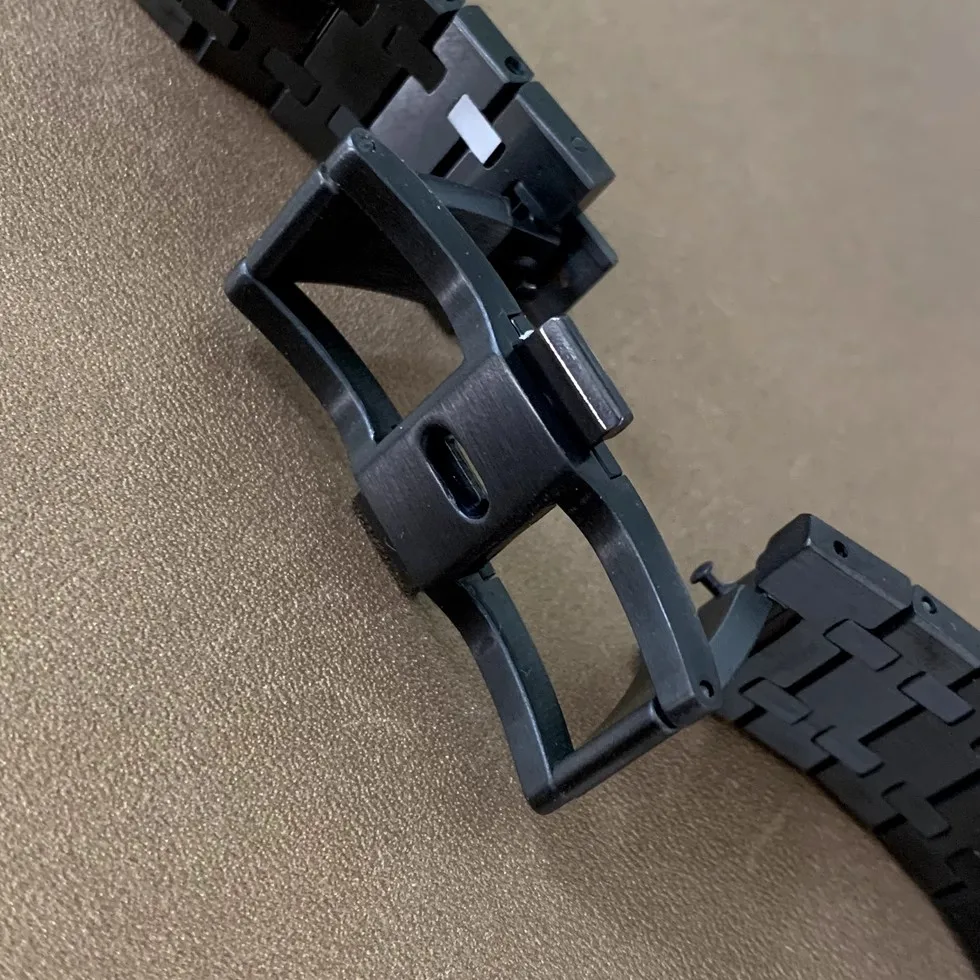 Zestawy do zegarków AP 41mm w kolorze złota PVD DIY do mechanizmów NH34 NH35 4R36, przezroczysta tarcza, szkło szafirowe, modyfikowane akcesoria do kopert zegarków.