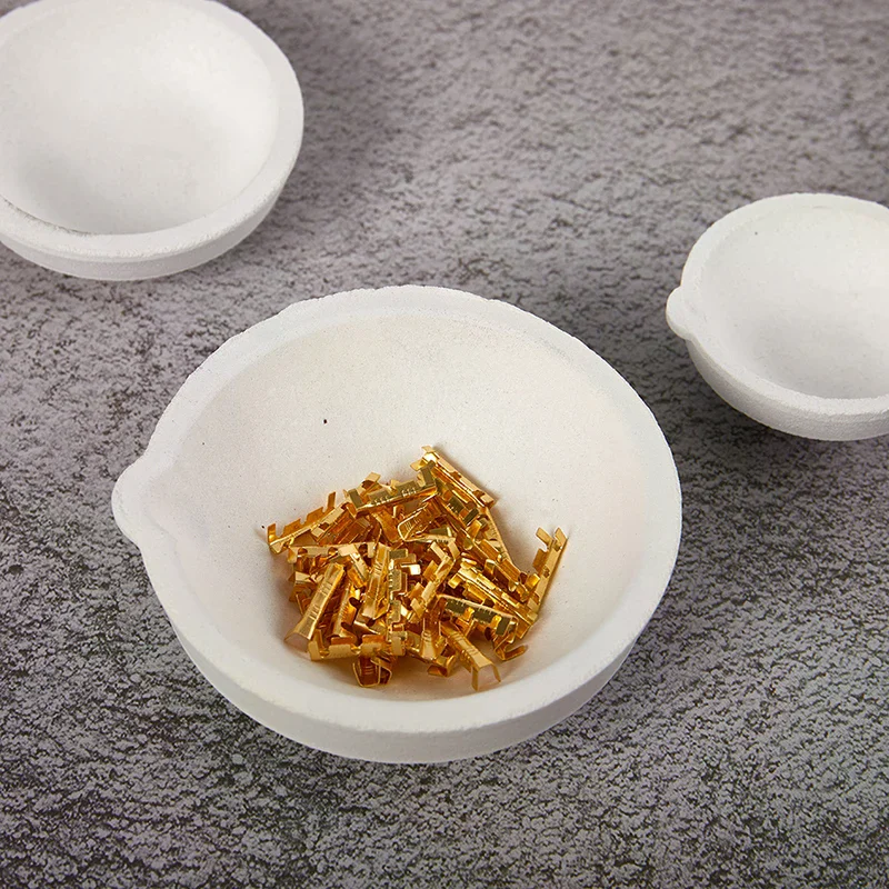 Tygiel kwarcowy wysokotemperaturowy do topienia, miseczka, pojemnik do odlewania złota, srebra i innych metali, do wyrobu biżuterii.