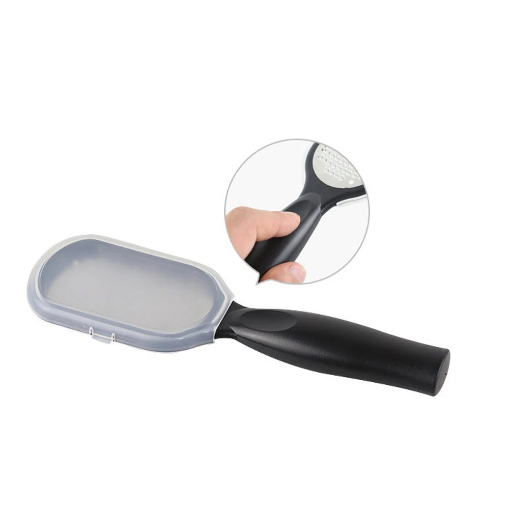

Foot Callus Remover Rubbing Board Dead Skin Scraper Durable Plastic Handle Lightweight Stainless Steel Easy Clean Nail File Tool