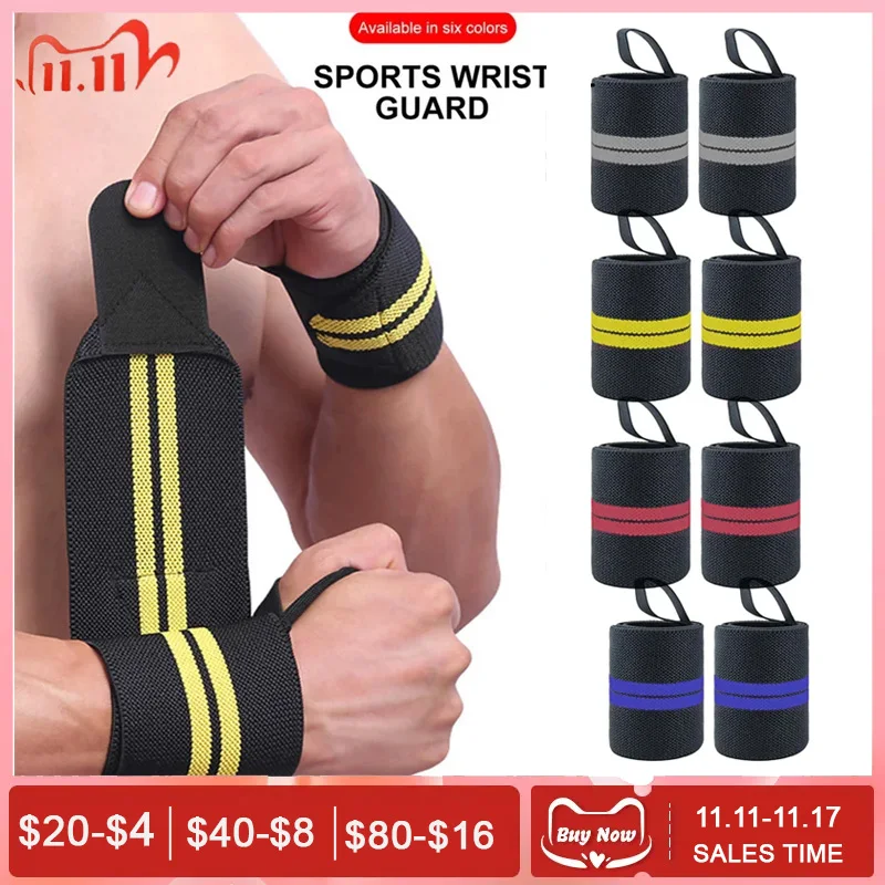 Adjustable Soft Wristbands Wrist Support Bracers Weight Lifting Gym Sports Wristband Carpal Protector Breathable Wrap Band Strap