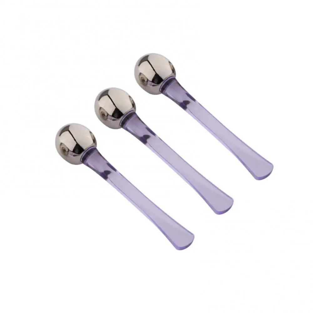 Metal Eye Roller Massage Stick Eye Cream Applicator Mask Mixing spatole Scoop Eyes Massage Beauty Bar strumento per la cura del viso