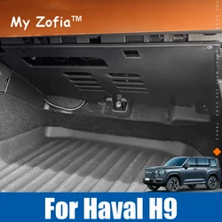 For Haval H9 2024 2025 New H9 2nd II Car Front Computer ABS Protection Board Anti Kick Board copilot Computer Module Anti Plate