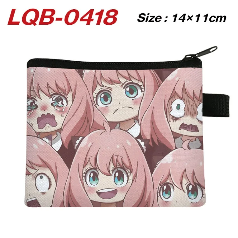 اليابانية أنيمي الجاسوس × الأسرة Kawaii الكرتون نمط المحفظة أنيمي البضائع هدية صغيرة