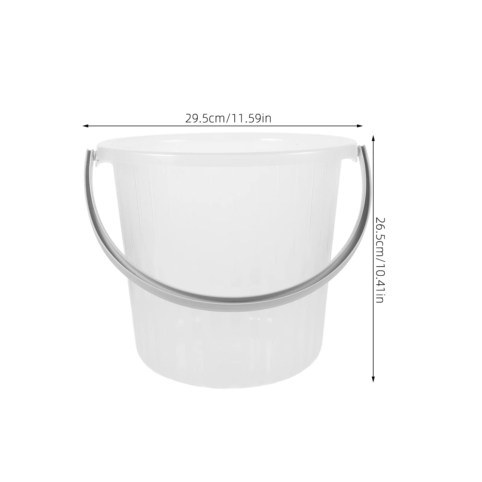 

Storage Tank Bucket for Bath Sponge Buckets Car Wash Transparent Cleaning Household with Handles