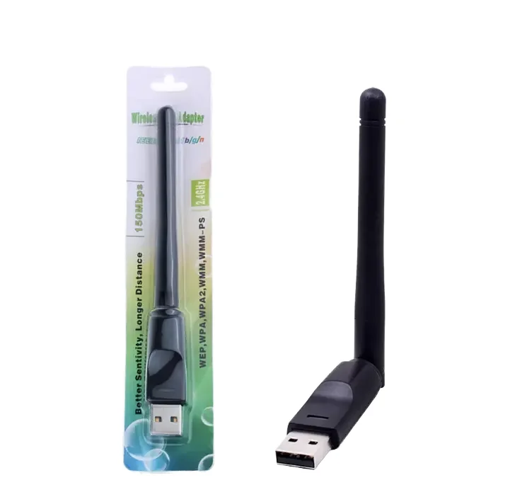 Wireless 150mbps USB 2.4GHz Wifi Dongle Network Adapter Card for USB2.0 MTK 7601 Internal Laptop Server Includes Stock