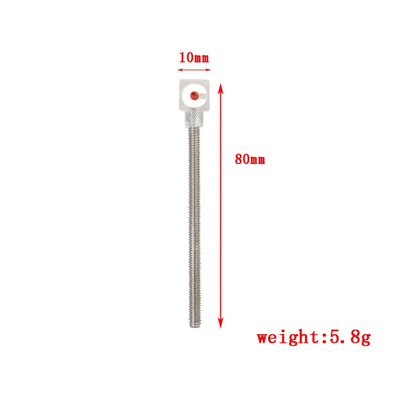 Archery Recurve Bow Sight Pin Left and Right Sight Point Universal Thread for Outdoor Arrow Shooting Hunting Aiming Accessories