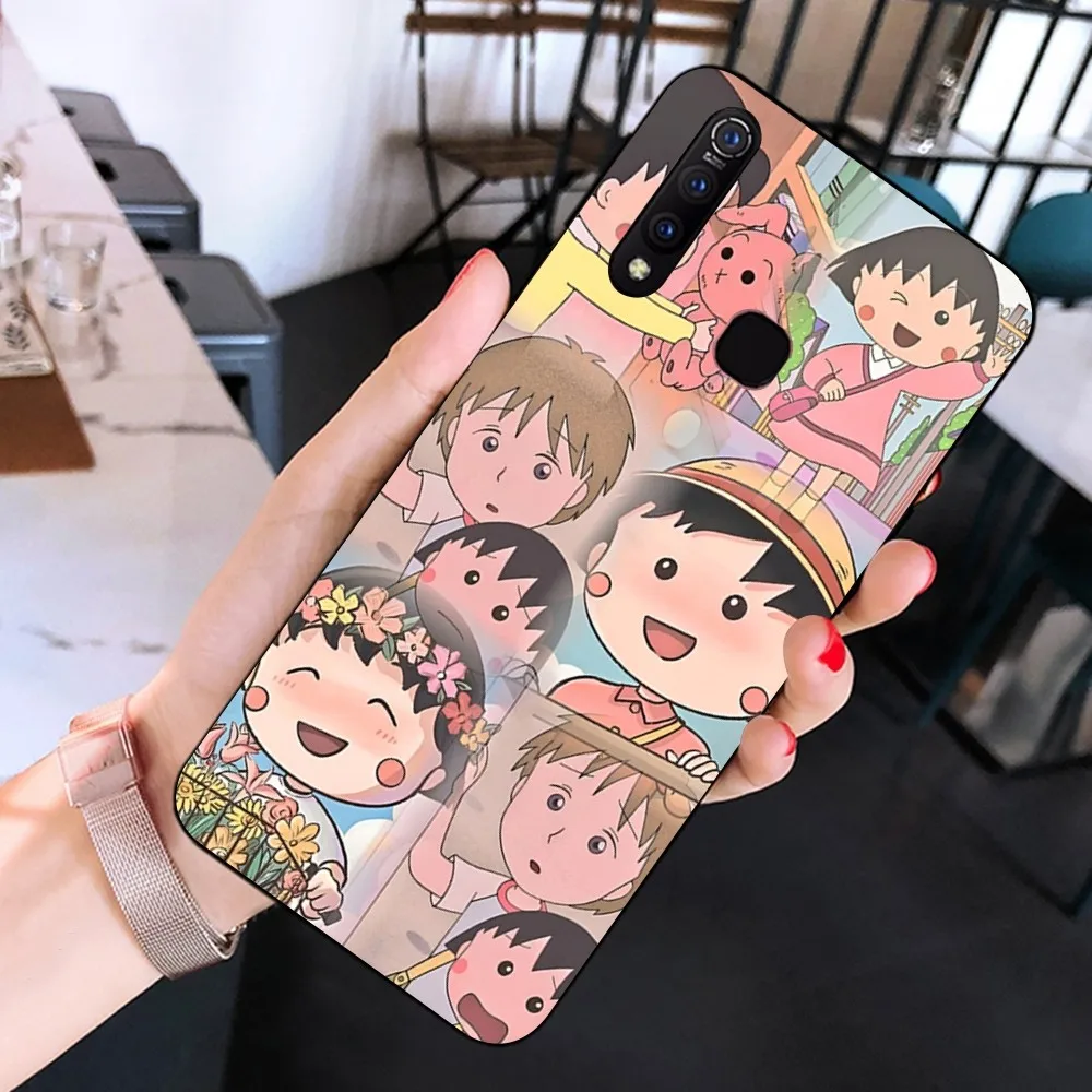 Catoon Chibi Maruko Chan casing ponsel untuk Huawei Mate 10 20 30 40 50 lite pro Nova 3 3i 5 6 SE 7 pro 7SE