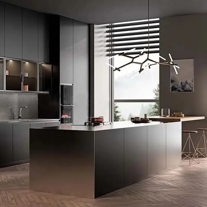 Commercial Grade Rust Proof Easy to Clean Customizable Size Layout Factory Direct Sales High Quality Stainless Steel Kitchen