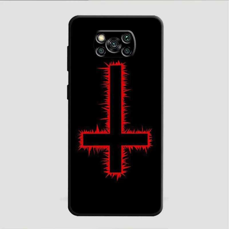 Case Satanic Pentagram 666 For Xiaomi POCO X3 NFC 11 Lite POCO X4 Pro 11T 5G Pocophone F1 POCO M3 9T 10T Pro 12 Note 10