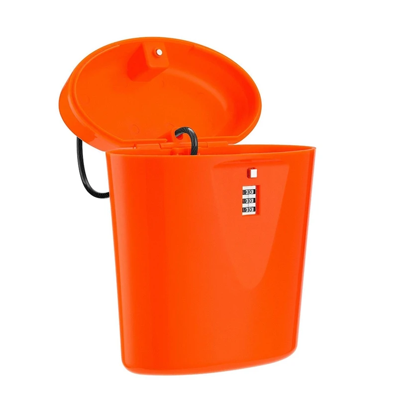 Top Deals Portable Safe Case 3-Digit Combination Lock With Rope Outdoor Camp Hiking Sports  Security Storage Box