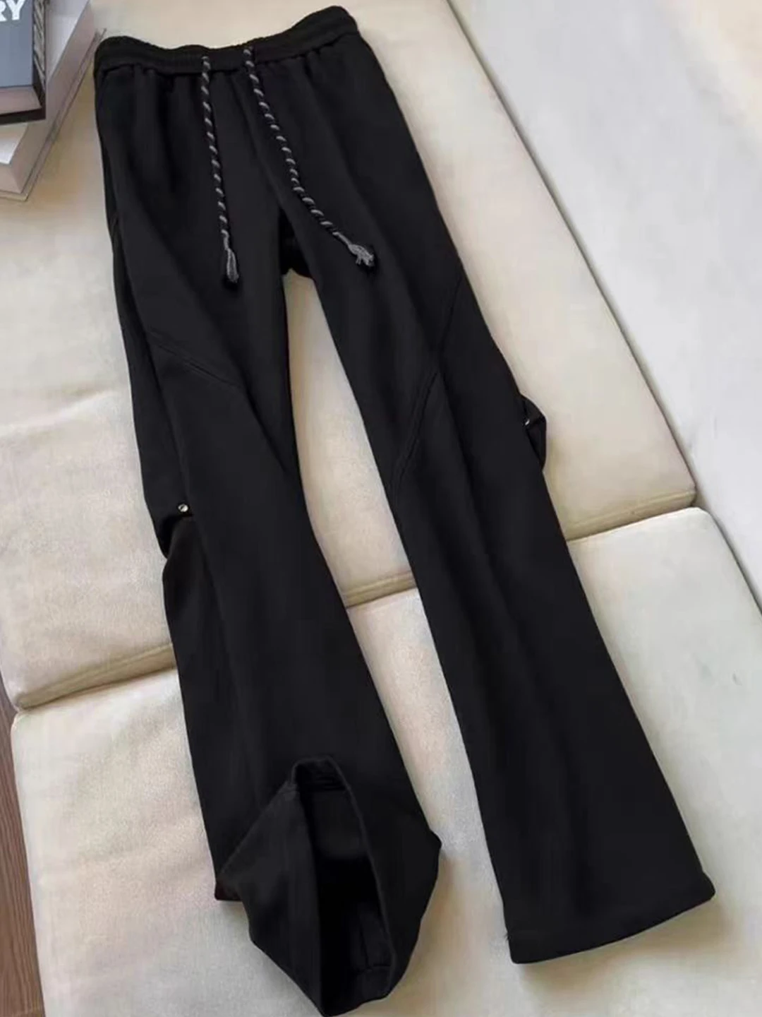 

Мужские повседневные брюки Bla Fce с плиссировкой и прямым кроем, на подкладке, зимние, комфортные, спортивные, облегающие, для подростков