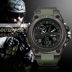 Army Style Men Digital Watch Date Military Sports Watches Waterproof Electronic Wristwatch Mens Clock  Male Relogio Masculino