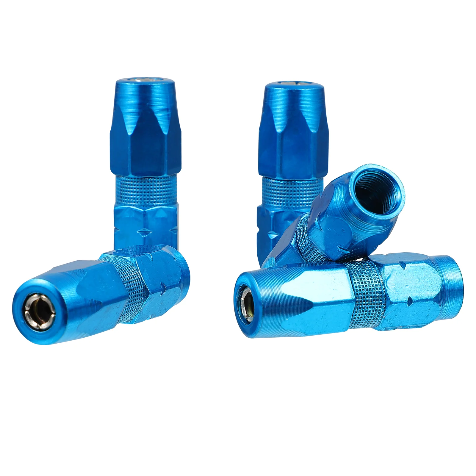 

Grease Sprayer Coupler Nozzle Head Replacement Butter Machine Blue High Hardness Carbon Steel Nipples