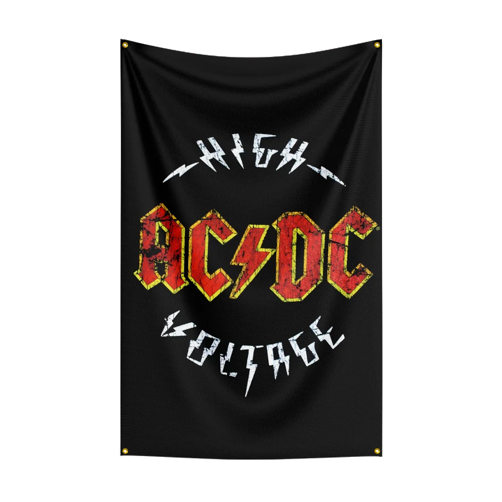 3x5 Ft Heavy Rock Band-A-ACDC  Flag Polyester Digital Printing Banner for Bedroom Wall Art Out Door Tapestry