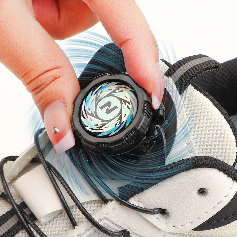 1Pair Automatic Shoelaces Without ties Swivel Buckle Elastic Laces Sneakers  Kids Thick Round Shoelace No Tie Shoe laces