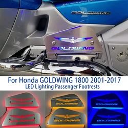 2001-2017 Goldwing 1800 GL 1800 LED Lighting Passenger Footrests Foot Pedal Lighting Floorboard Covers For Honda GOLD WING 1800