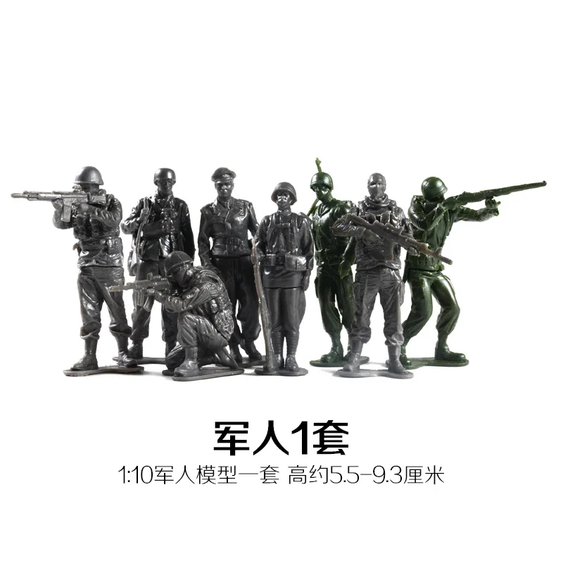 4D 1/18 Soldier Man Assembly Model Multiple Types Children Toy Simulation Ornaments