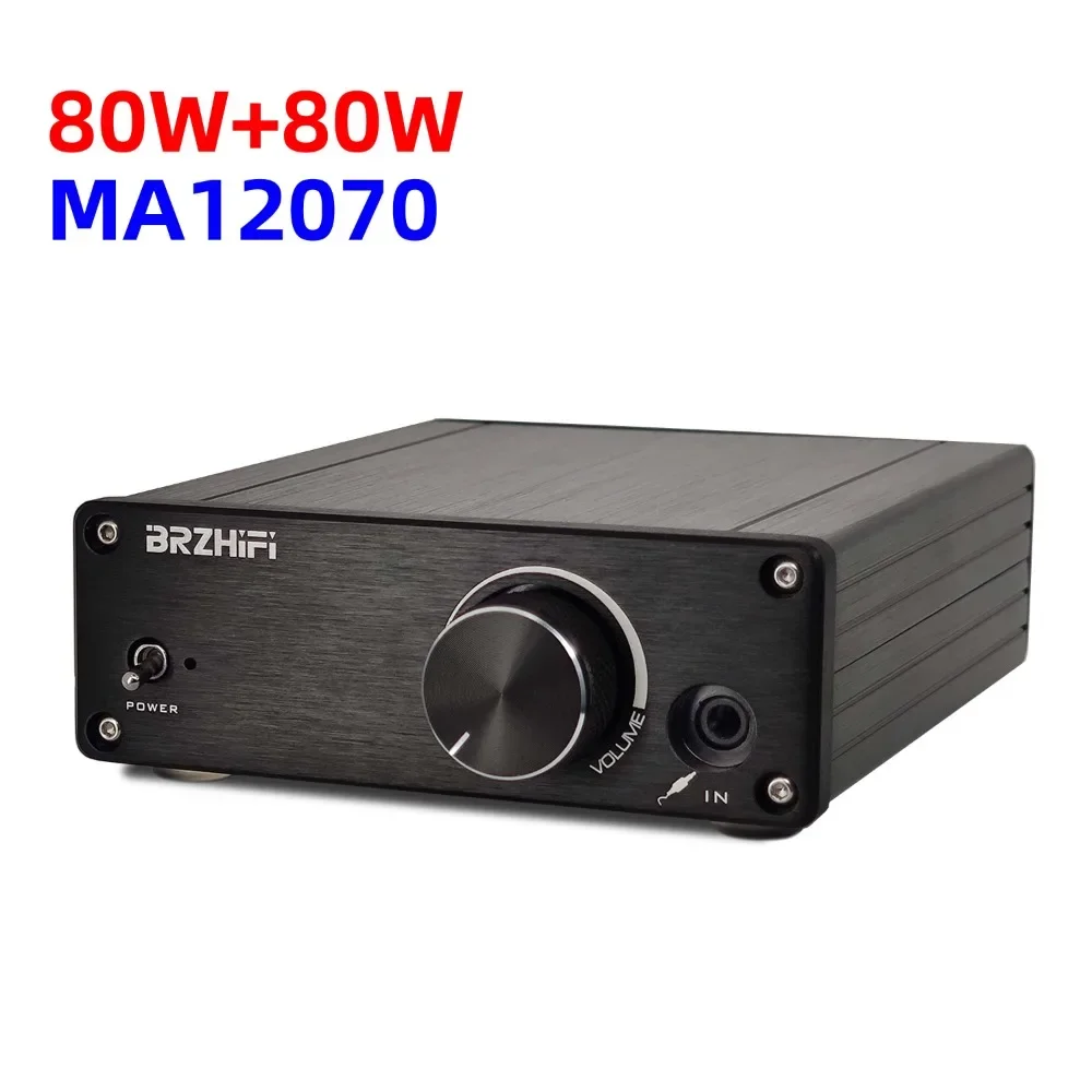 Audio 80WX2 Digital Power Amplifier Ultra-low Distortion MA12070 High Power Stereo Sound Amp Mini Size 2.0 Channel HiFi