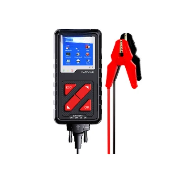 Truck Battery Tester 2000cca 6V/12V/24V Truck Car Motorcycle Digital Battery Checker Analyzer