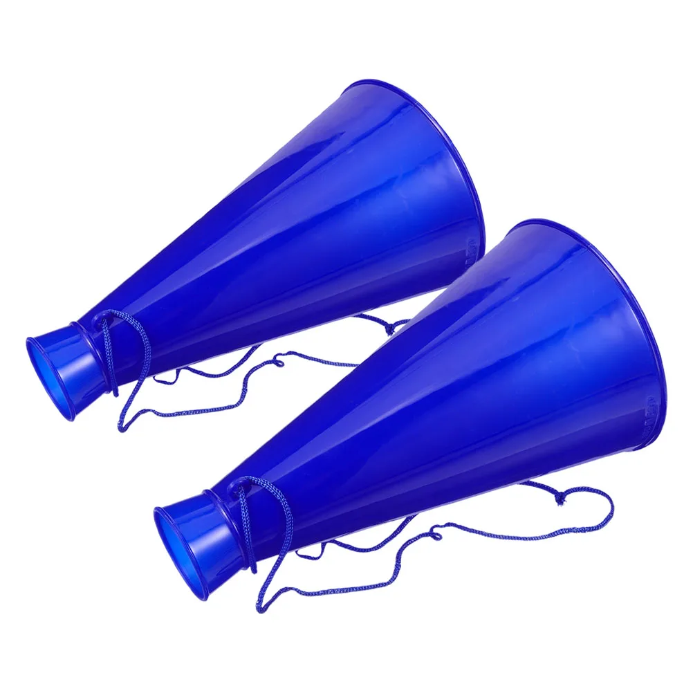 

2 Pcs Cheering Horn Blow Noise Maker Cheerleading Megaphone Kids Game Accessories for Fans Toys Props