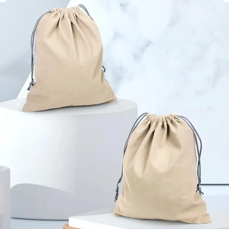 Drawstring Organizer Bag Waterproof Flocking Bag For Car Vacuum Cleaner Multifunctional Organization Bag For Small Household