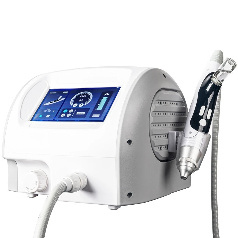 New 2 In 1 Microcurrent Hydration Oxygen Injection Machine Portable 0.4Mpa Adjustment Replenish Moisture Deep Whitening Device