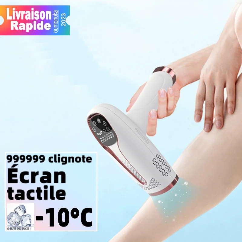 Épilateur laser électrique indolore pour femme, 999999 flashs, IPL, usage domestique, pour épilation bikini, livraison directe