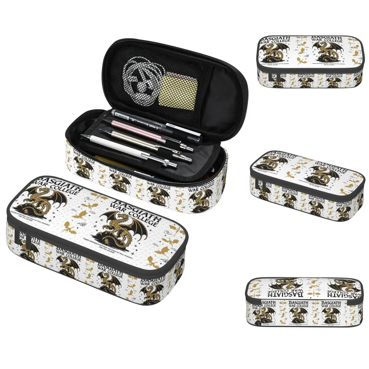 

Fourth Wing Basgiath War College Pencil Case for Boy Girl School Pen Box Pencil Bag Stationery Supplies Pen Holder Bag