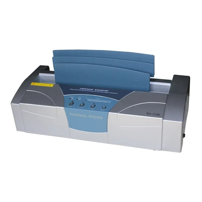 Adhesive Documents Books Archives Contract Report Text DC-2180 A4 Format Binding 40mm Automatic Hot Melt Binding Machine