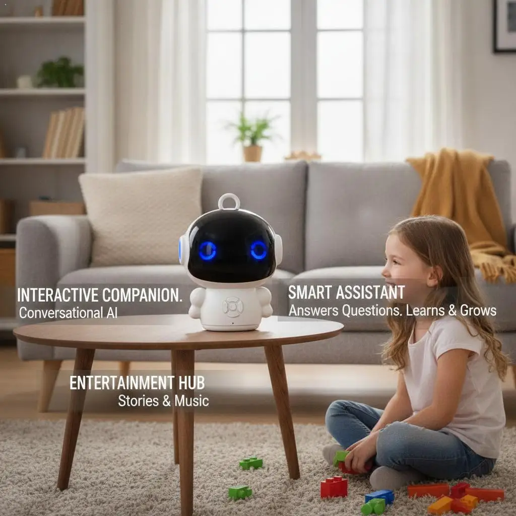 Graffiti Intelligent AI Interactive Companion Robot Toy Cross-Border Dialogue Chat Machine Educational Fun Robot for Kids