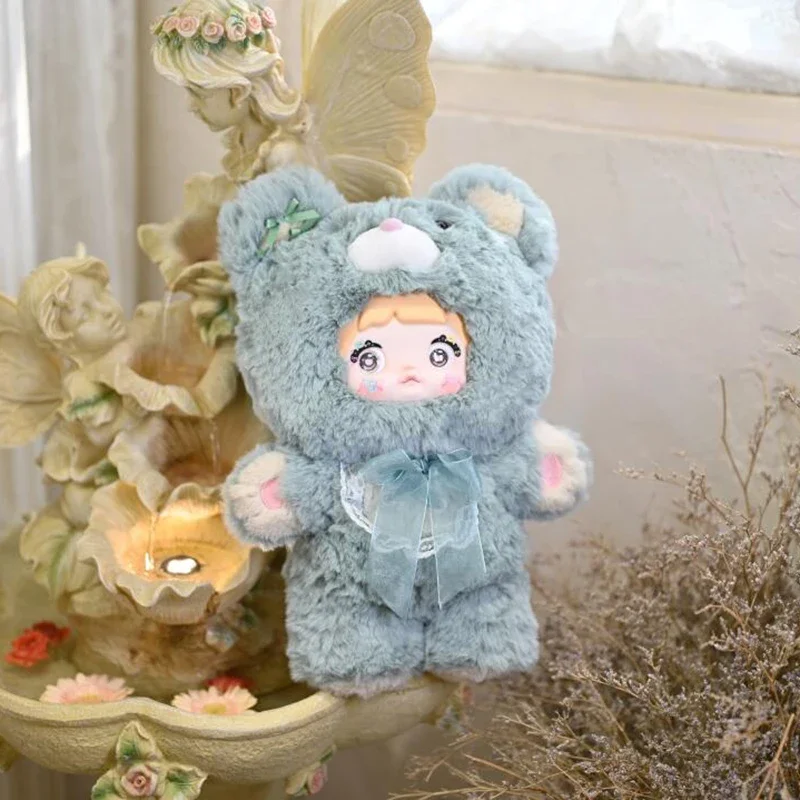 Nommi 400 دمية الفينيل Goodnight Bear سلسلة Nommi صندوق أعمى غرفة الديكور جمع دمية صندوق غامض اللعب عيد الميلاد مفاجأة هدية