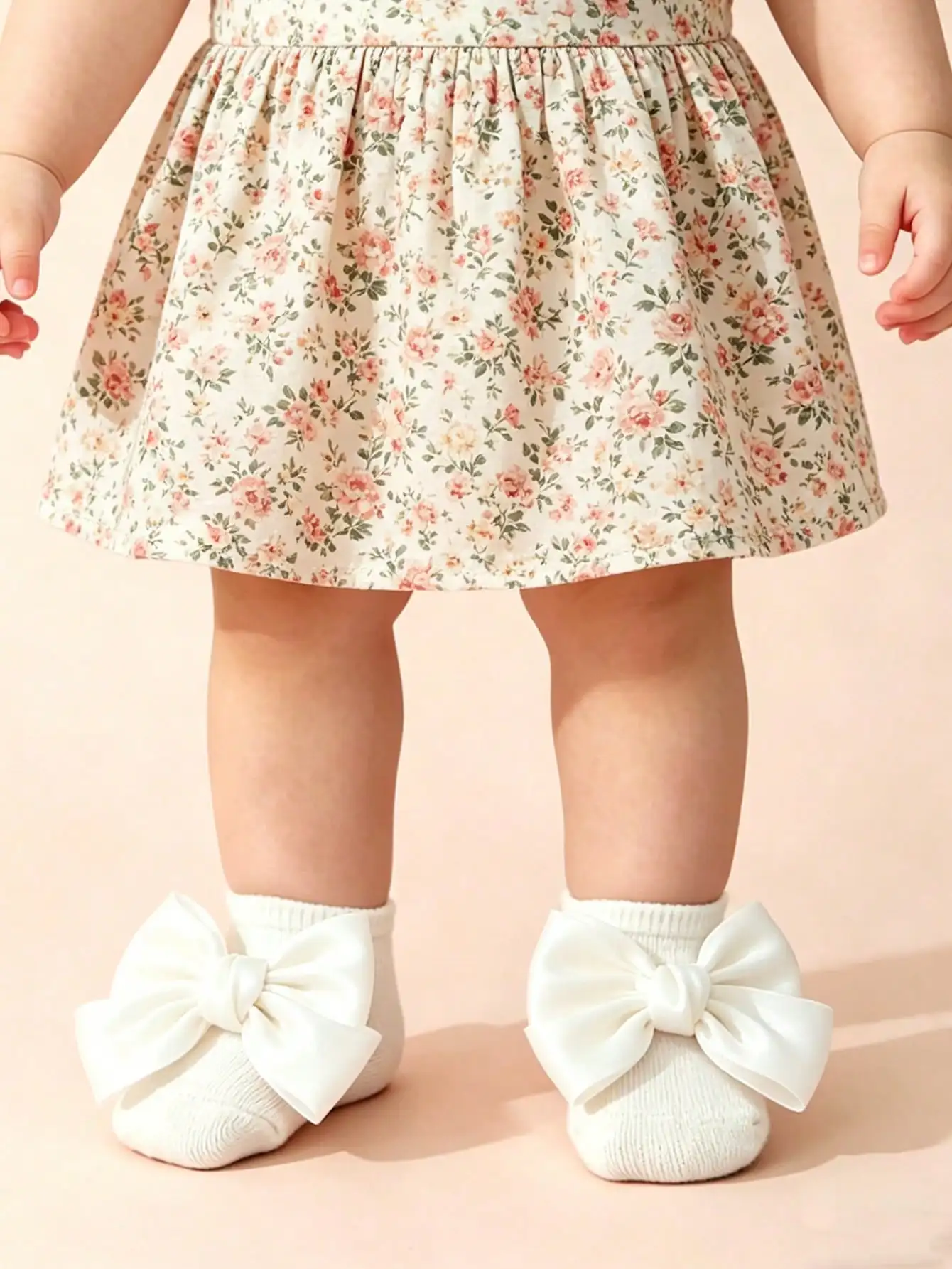 2Pcs Baby Girls Cotton Short Ankle Socks Big Satin Bow Soft Light Breathable Versatile Newborn Party Photo Gift Socks For 0-2Y