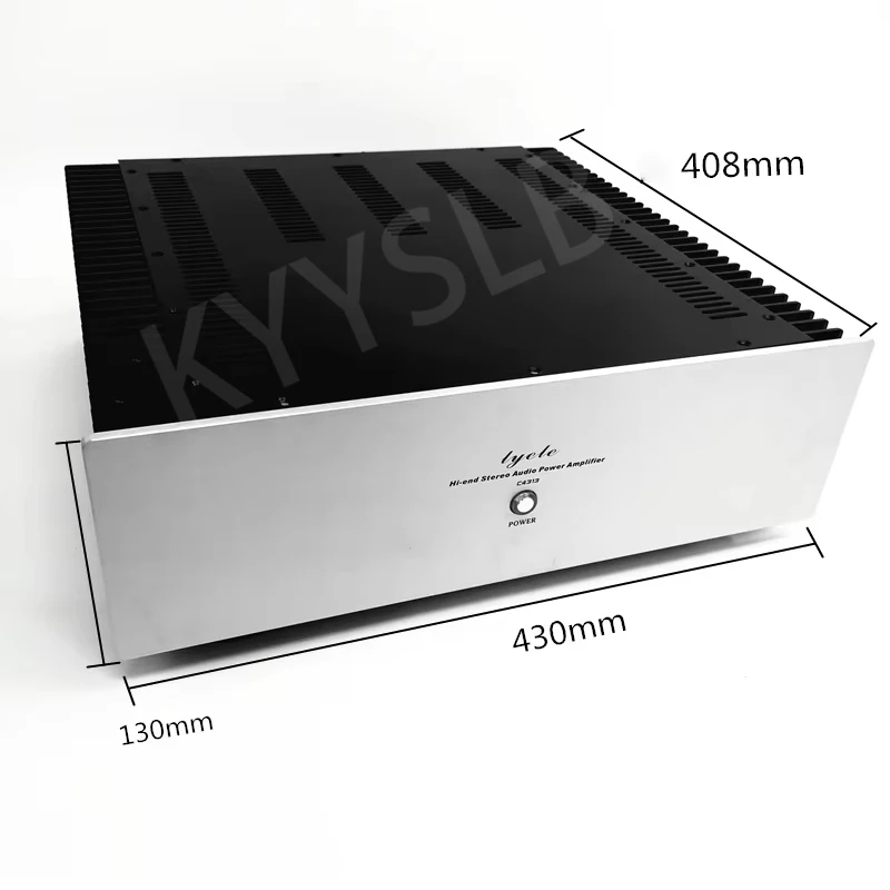 KYYSLB MQ4313 43O * 130 * 408MM Home Grade A Amplifier Case Shell HiFi Audio Grade A Case Shell