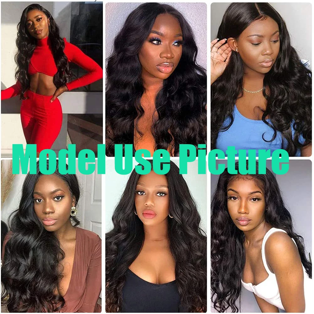 Brazilian Remy Human Hair Bundles with Closure 13x4 Lace Frontal Closure Body Wave Bundles with Closure Human Hair Extension