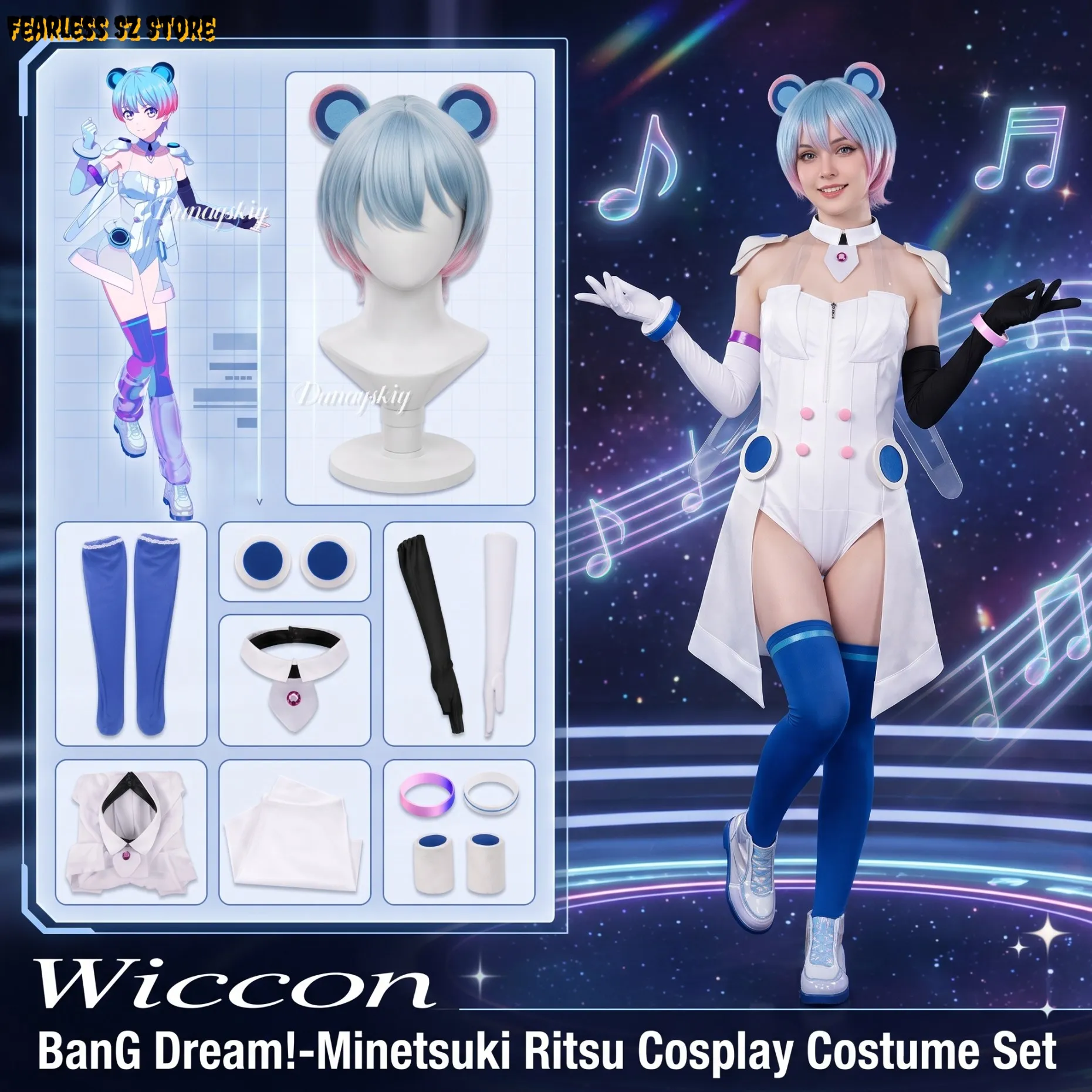 idol-stage-performance-outfit-minetsuki-ritsu-cosplay-anime-game-bang-dream-costume-white-jumpsuit-bodysuit-wigs-halloween-party