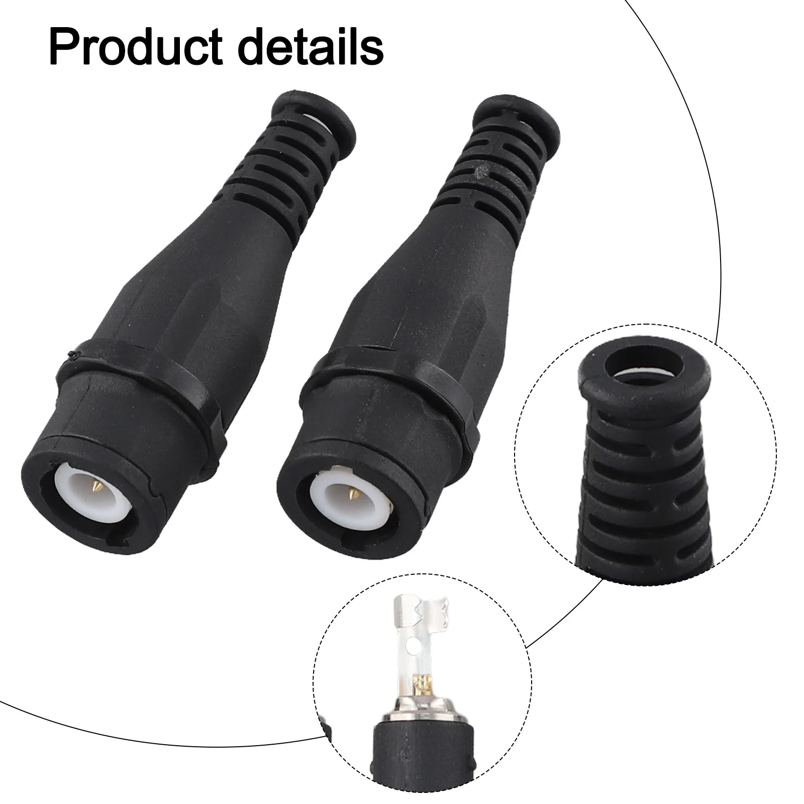 2 PCS BNC Male Adapter Q9 Connector Set for Seamless Video and Power Supply Integration with Copper Gold Plated Tips