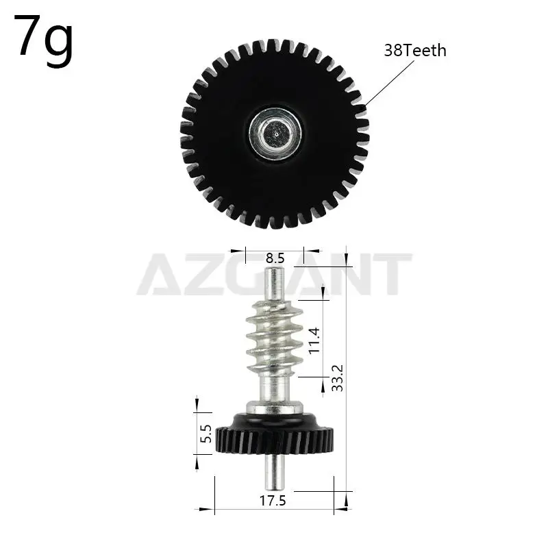 Car Rearview Mirror Folding Repair for 2018-2023 Audi A8 D5 4N, 2013-2017 Audi S7 RS7, 2018-2023 Audi S8 D5 Motor Gear Cog