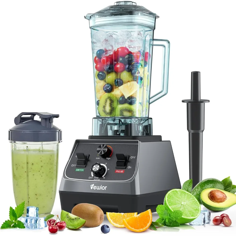 2200W Blenders for Kitchen, Professional Smoothie Blender with 68oz Tritan Container & 27oz To-Go Cup