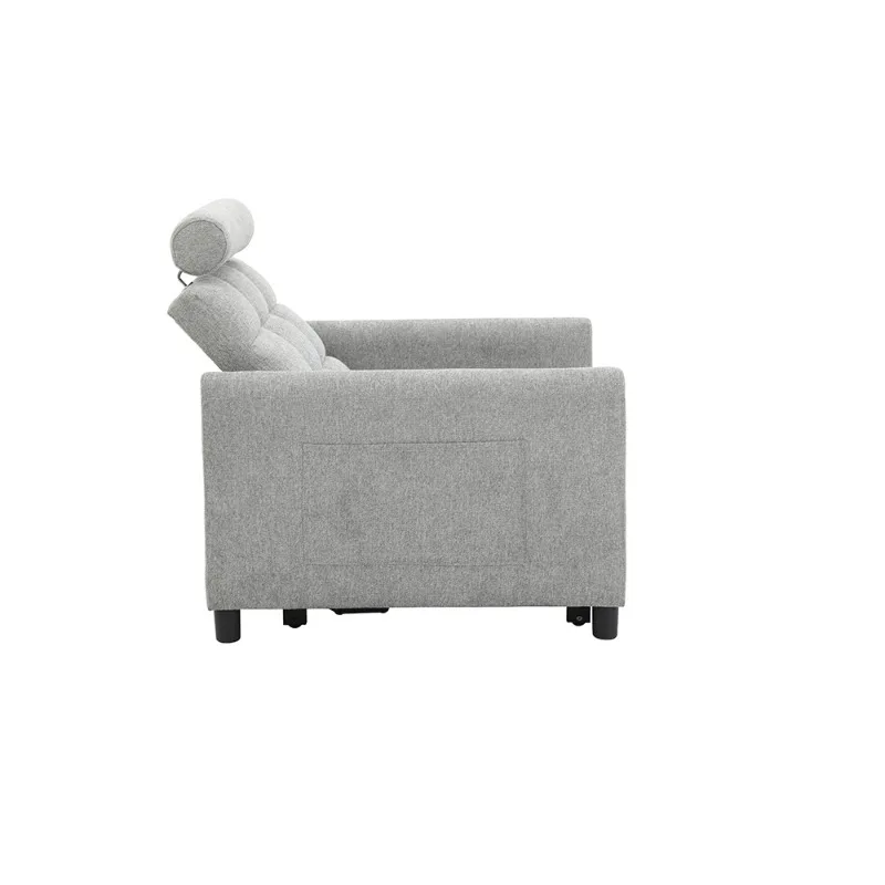 Multifunctional sofa folding small size bedside pillow simple classic style single chair sofa