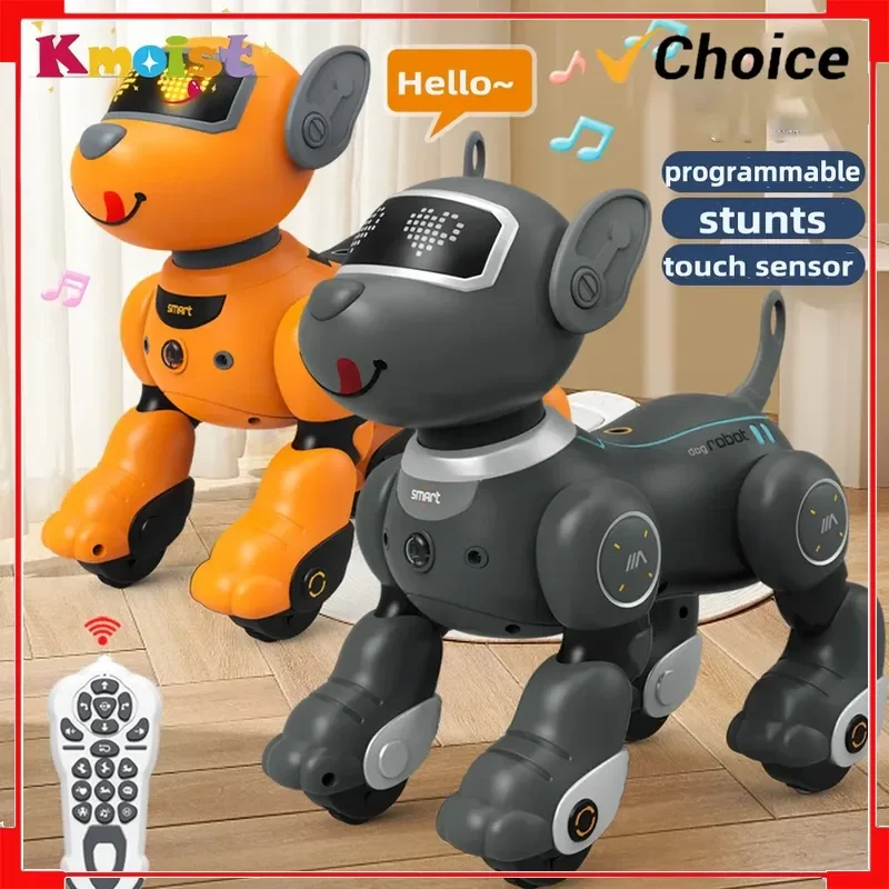 

Intelligent Robot Dog Remote Control Electronic Sing Dance Follow Smart Interactive Stunt Music Toy Programmable Puppy Kid Gift