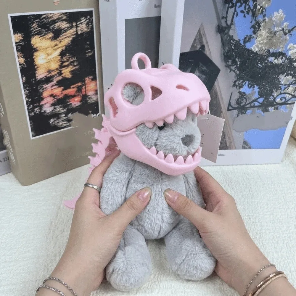3D-Printed Dinosaur Bone Themed Fine 3D Printing Craftsmanship Distinctive Visual Styling Mini Figurine Holder Practical