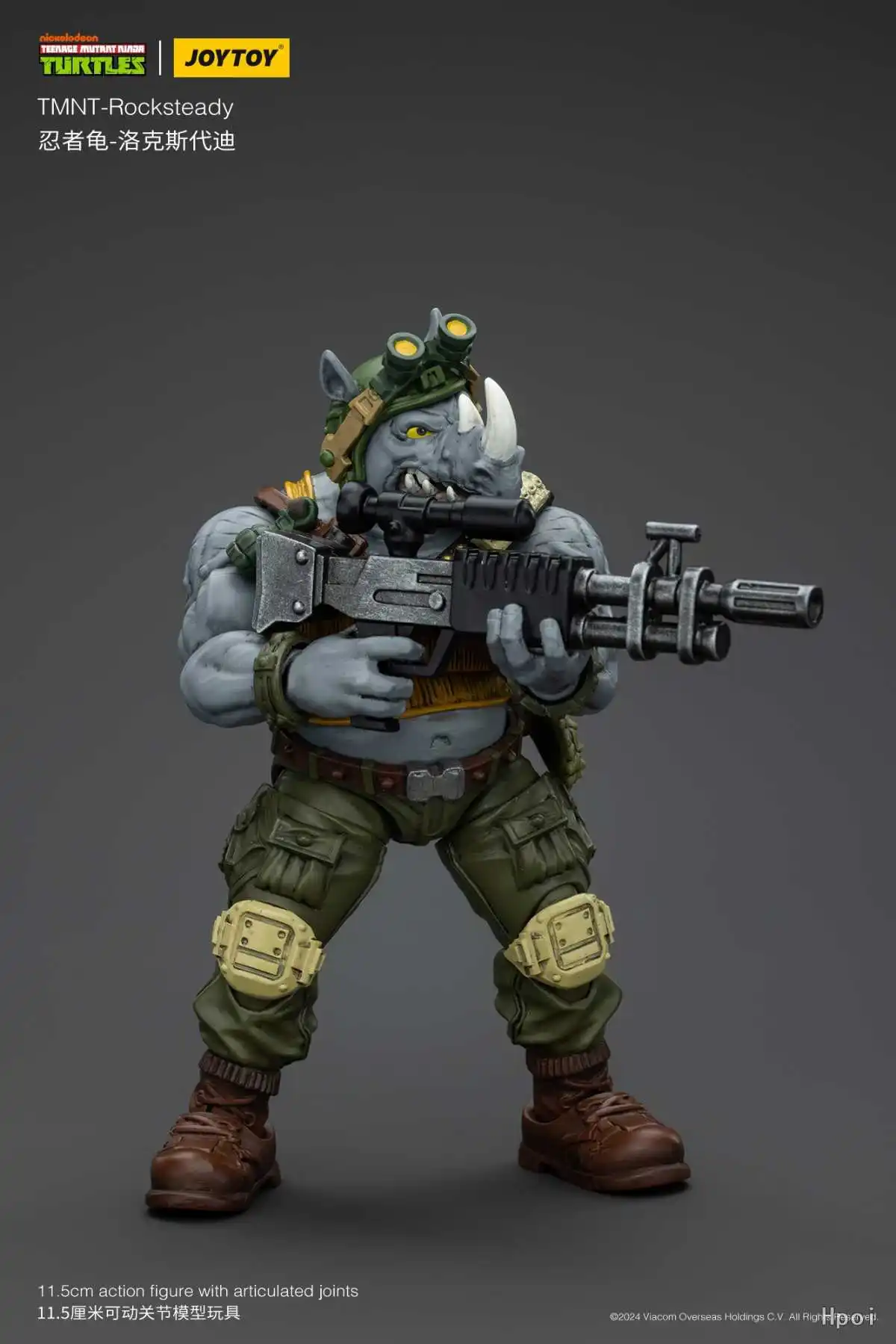 

In Stock Original JOYTOY TMNT-Rocksteady Brand 1/18 Series Figure Model Toys Gifts Collection Ornaments