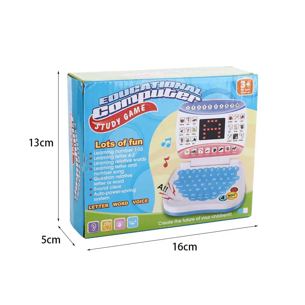 Elektronische leermachine Engels Taal leren Educatief kind Laptop Computer Engels met muis Laptop Kinderspeelgoed
