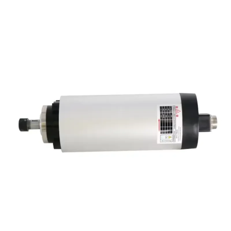 1.5kw High Speed Spindle Motor for CNC Engraving Machine Tool with 80mm Diameter Circular Air Cooling System Efficient