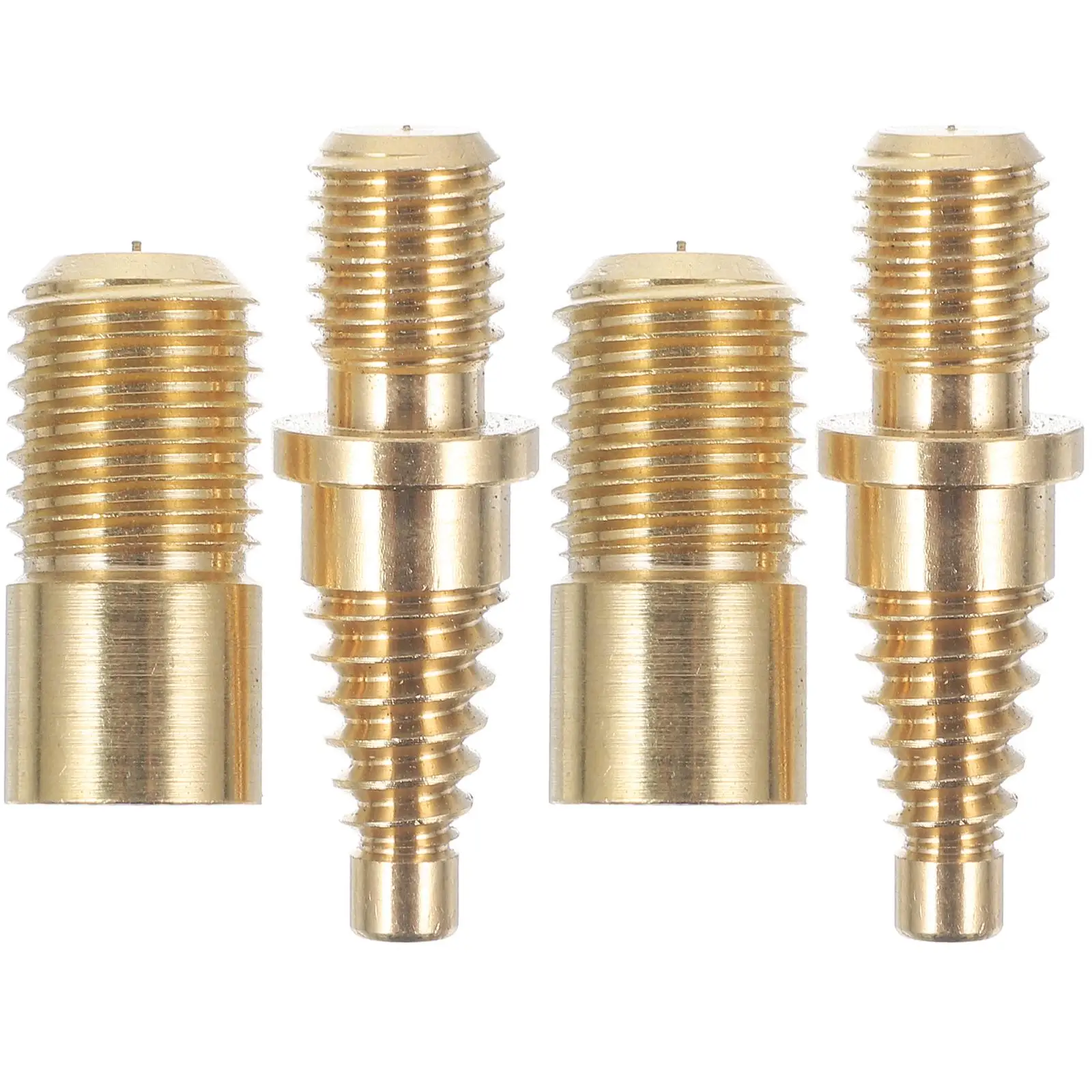 2 Sets Pool Extension Screws Heavy Duty Copper Joint Parts for Billiard Cue Repair Lasting Rust Resistant Secure Connection