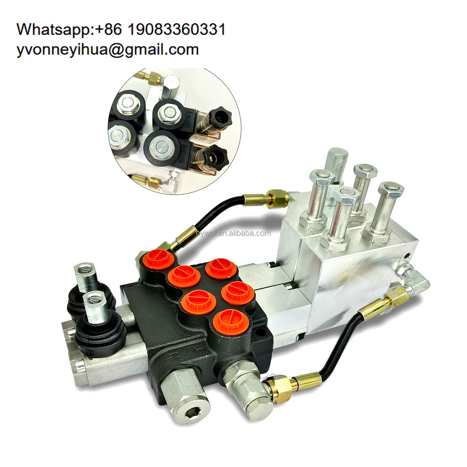 

12V Low MOQ P40 2 Sections Electro-hydraulic Directional Control Valves