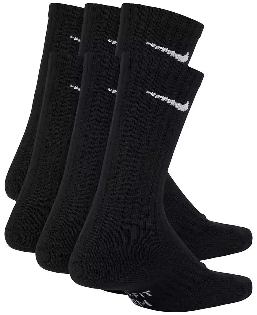 Nike | Big Kids' Cushioned Crew Socks, 6 Pairs