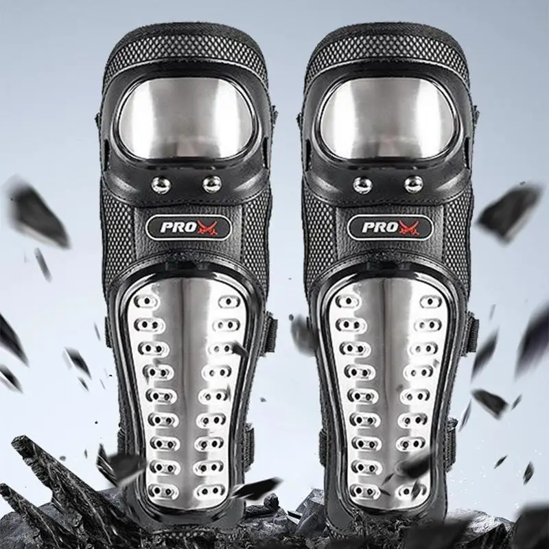 

Набор из четырех предметов велосипедных наколенников для мужчин и женщин мотоциклов, изготовлен из нержавеющей стали