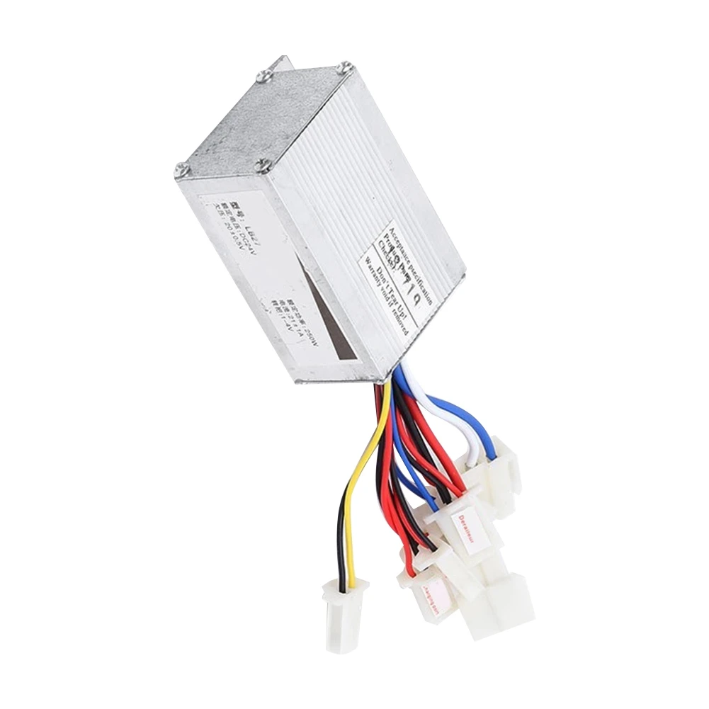 ●24V 250W E-Bike Scooter Brush Motor Controller for Electric Bicycle Accessories